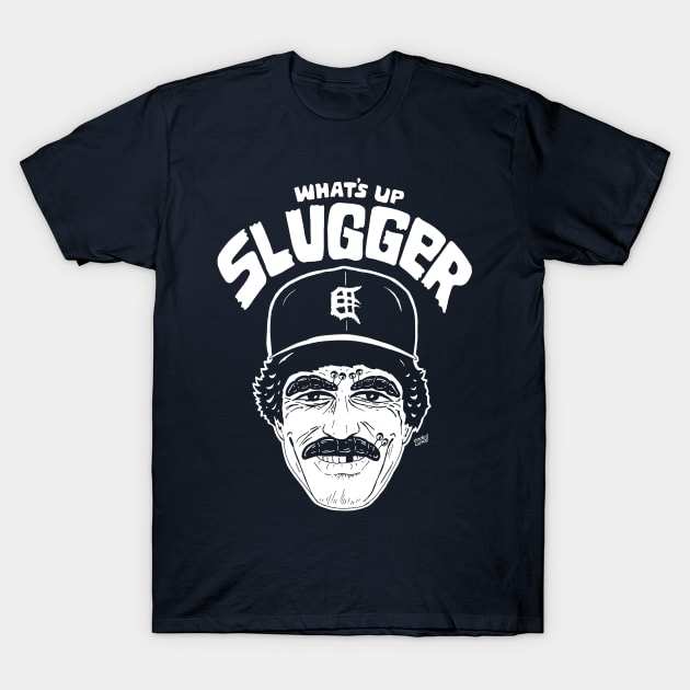 WHAT'S UP SLUGGER T-Shirt by andewhallart